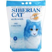 Наполнитель Сибирская кошка Элитный силикагель синие гранулы 8 кг