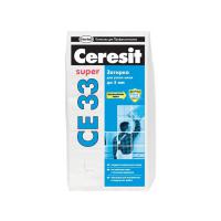 Затирка Ceresit CE 33 / 2 кг 2-5 мм белая