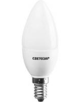 Лампа Светозар светодиодная LED Technology, теплый белый свет, 220В, 3Вт (25), свеча