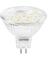 Лампа Светозар светодиодная LED Technology, теплый белый свет, 220В, 3Вт (25)