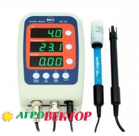 HM-100 pH/EC/Temp монитор-контроллер