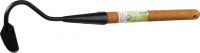 Мотыжка радиусная "PROLine", с тулейкой, с деревянной ручкой, Grinda 421520, 65х115х580 мм