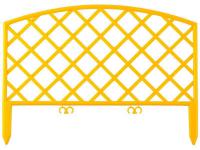 Забор декоративный Grinda Плетень, 24x320см, желтый