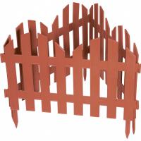 Забор декоративный Ренессанс, 45х300 см, терракот