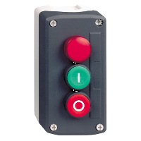 XALD363M Кнопочный пост 2 кнопки с возвратом с подсветкой