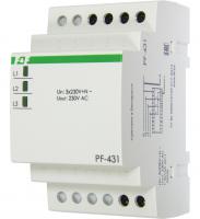 PF-431 Переключатель фаз автоматический, с приоритетной фазой L1, от 195В, контакт 3Z, 16А