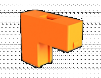 PTK-SP OG блокиратор ползунка измерительных клемм оранжевого цвета