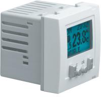 Термостат программируемый недельный с ЖКД, systo 45X45, от +10 до +30ºС RAL9010