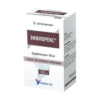 ЭНФЛОРЕКС (энрофлоксацин) раствор для орального применения 100 мл