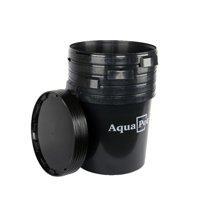 Емкость для гидропонной установки AquaPot 20 л Black с крышкой