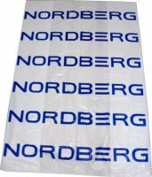 Пакет для шин ПНД 110х110 см, 18 мкм белый с логотипом Nordberg (100 шт)