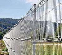 3D - забор из оцинкованной сварной сетки, высота 1,8 м