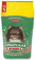 Наполнитель для кошачьих туалетов Сибирская кошка ЛЕСНОЙ 5л